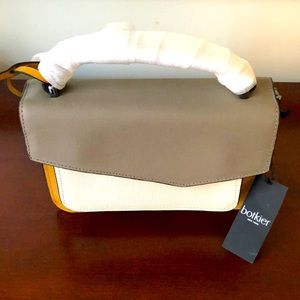 Botkier NWT Cobble Hill Crossbody- Golden Truffle Combo